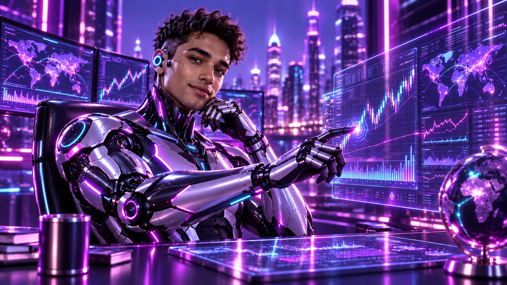EA AutoBot — multi-market MetaTrader automation visual.