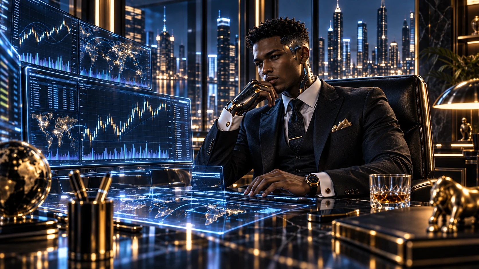 Men Of Wealth — disciplined long-term automation visual.